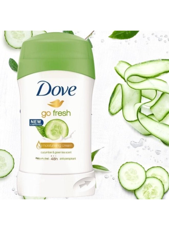 Dove  Go Fresh, Cucumber Deodorant Roll On, 40 Ml, Pack Of 1 - Image 2